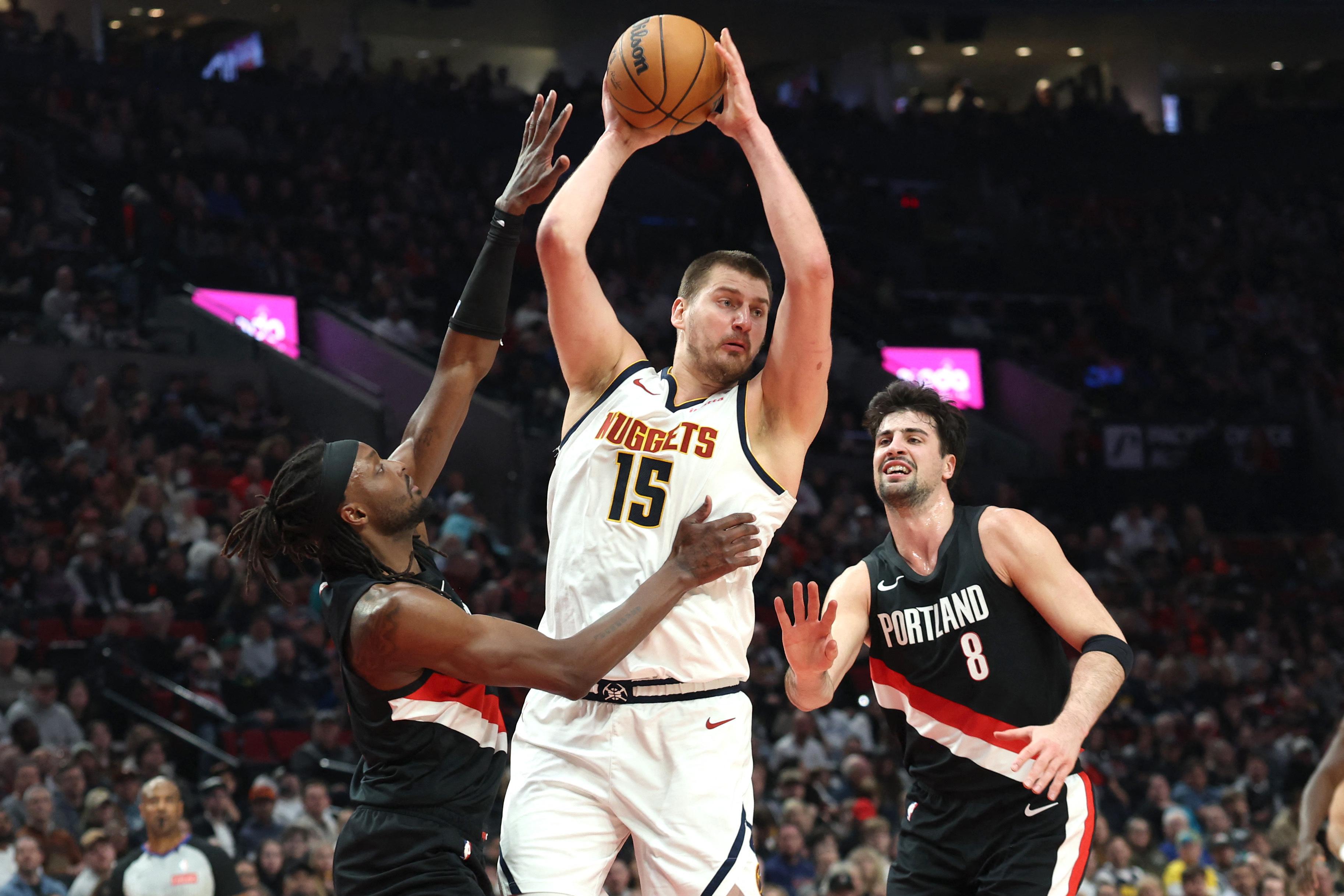 NBA: Nuggets notch record-setting, 54-point rout of Trail Blazers