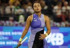 Alex Eala at the Dubai Tennis Championships Quarterfinals