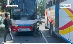 Rider na nag-iisang anak na lalaki, patay matapos sumalpok sa bus ang minamanehong motorsiklo