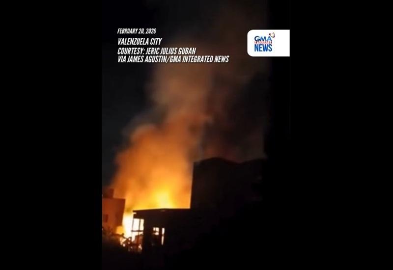 4 na bahay sa Valenzuela natupok ng apoy