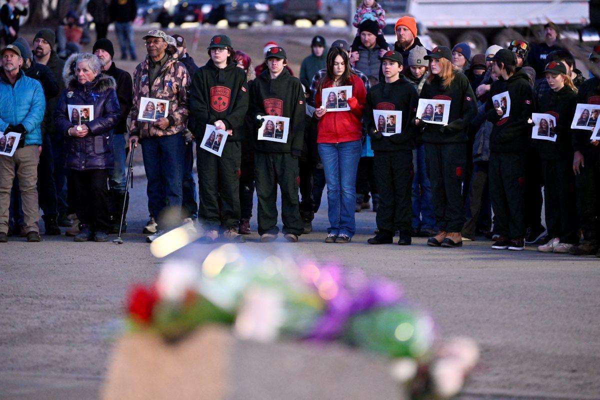 Memorial held for victims of mass shooting in Tumbler Ridge, BC, Canada