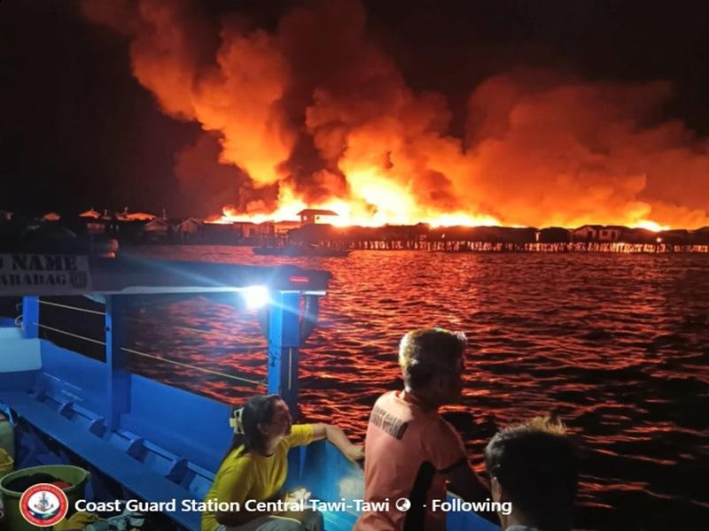 1,000 houses damaged in Tawi-Tawi fire, says PCG