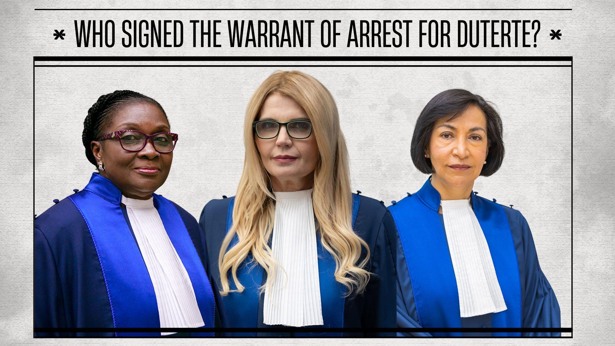 Duterte faces the ICC: Who signed the warrant