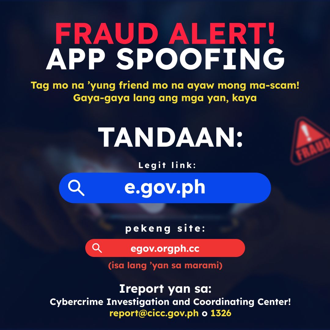 Filipinos warned against downloading fake eGovPH app