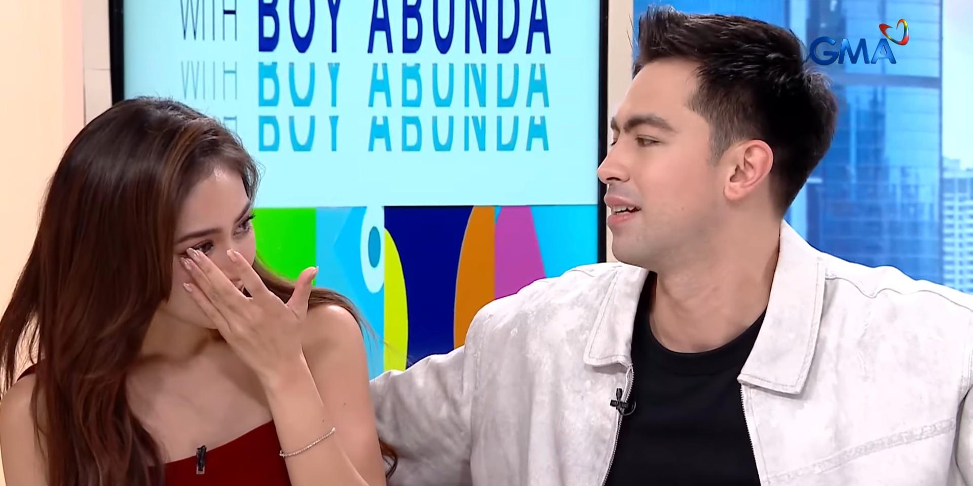 Elle Villanueva, Derrick Monasterio turn emotional as they share promises to each other 