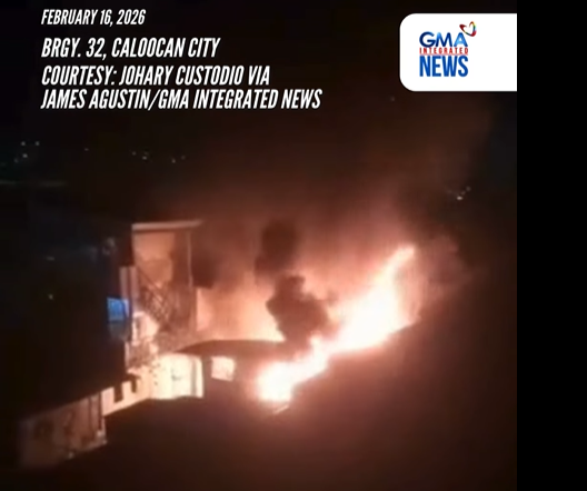 Pre-dawn fire hits 10 houses in Caloocan City
