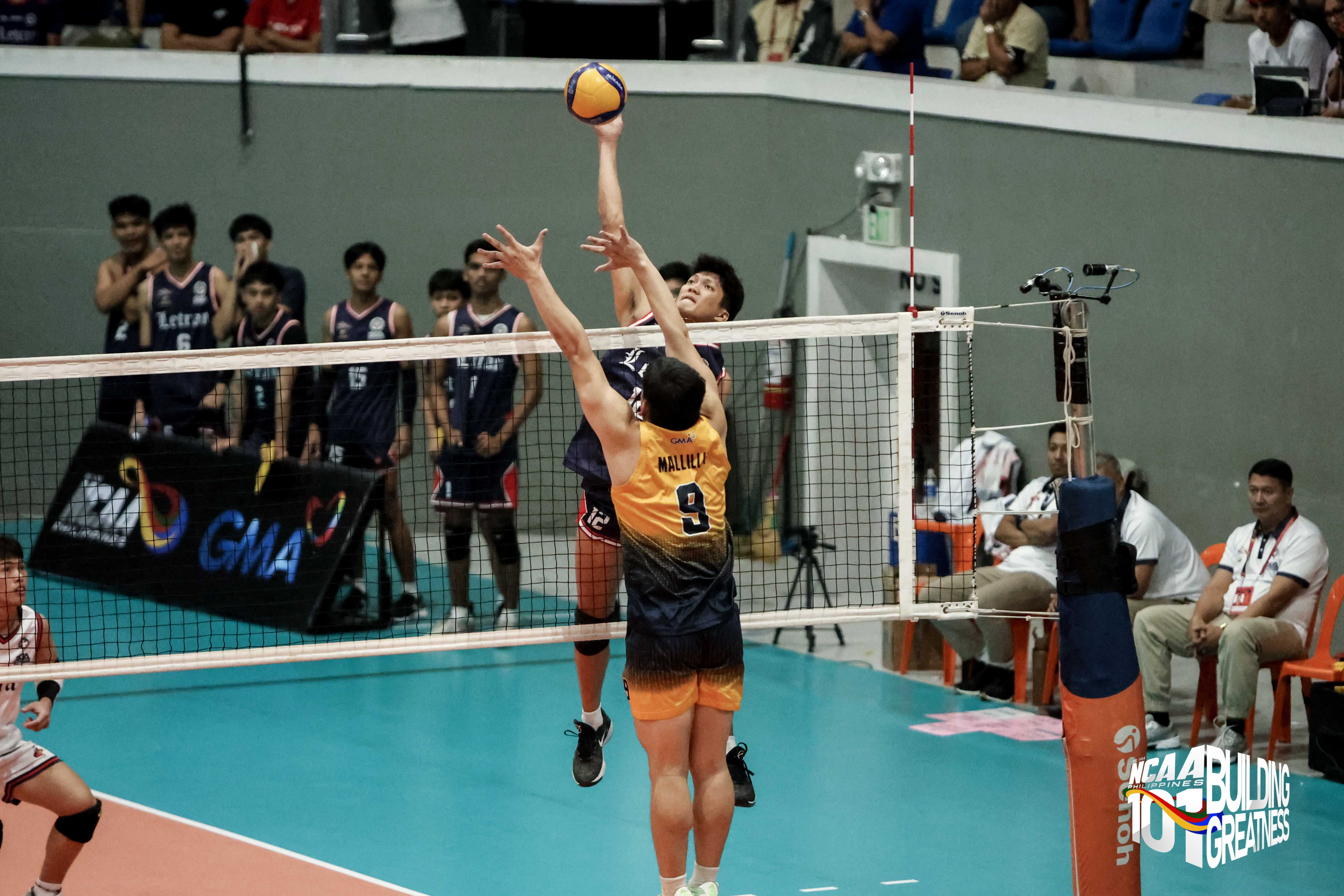 NCAA men’s volleyball: Letran makes quick work of JRU to return to win column
