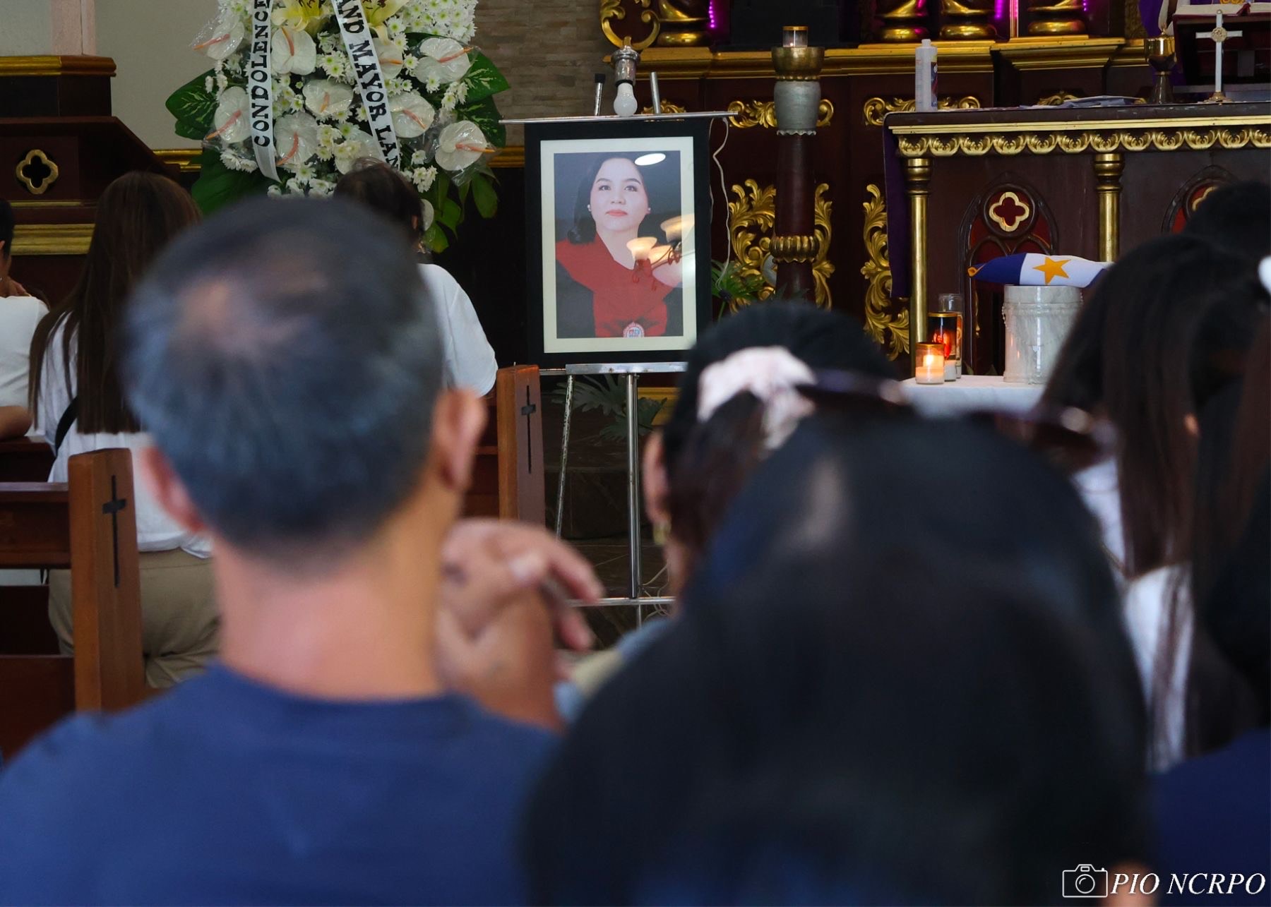 Slain policewoman, son laid to rest