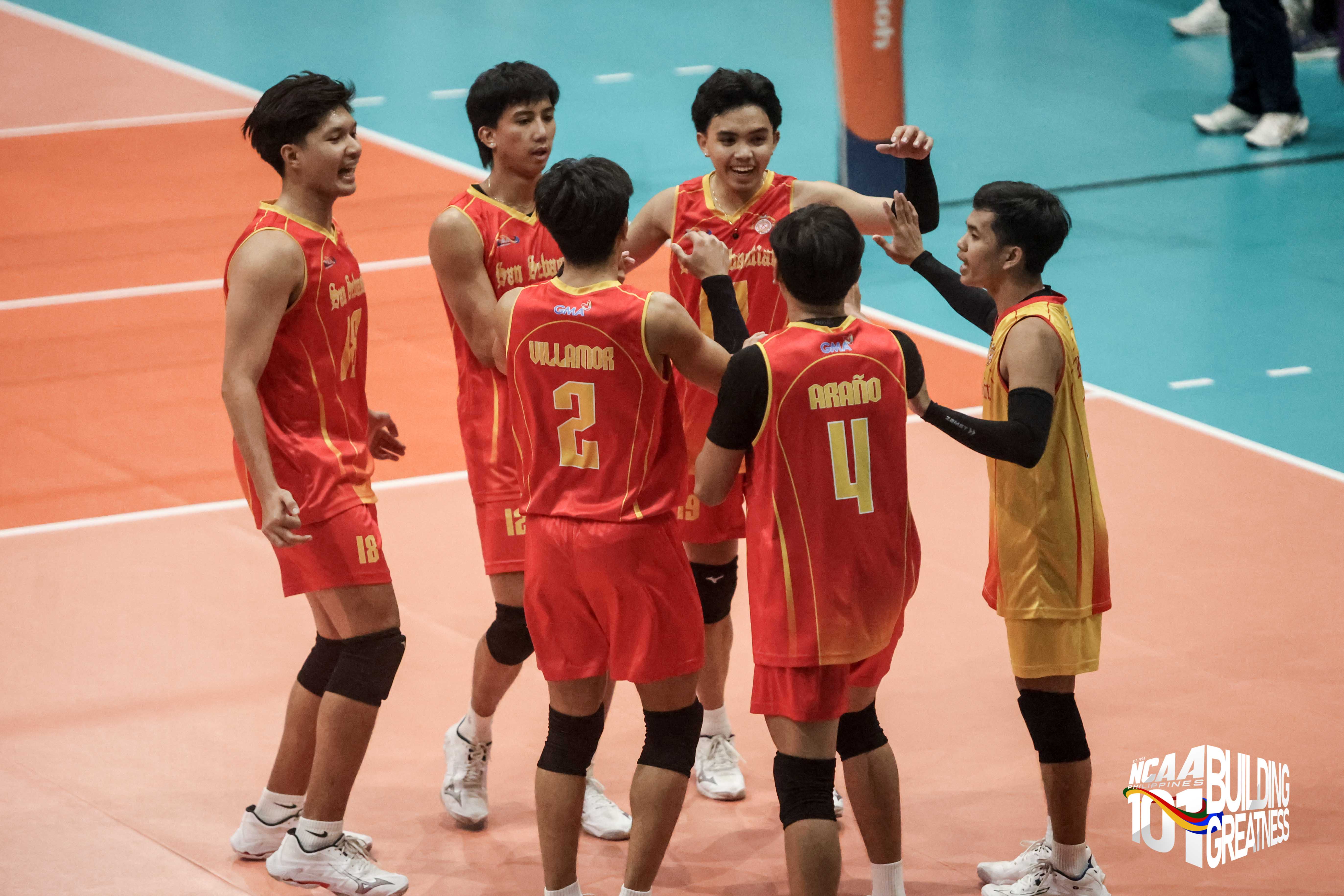 NCAA: San Sebastian demolishes Arellano to snap skid in men's volleyball