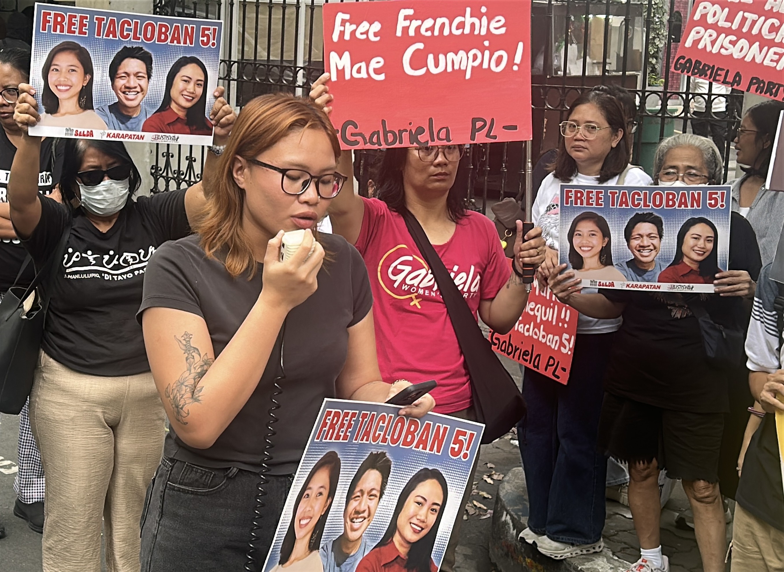 Groups call for release of Frenchie Mae Cumpio, others