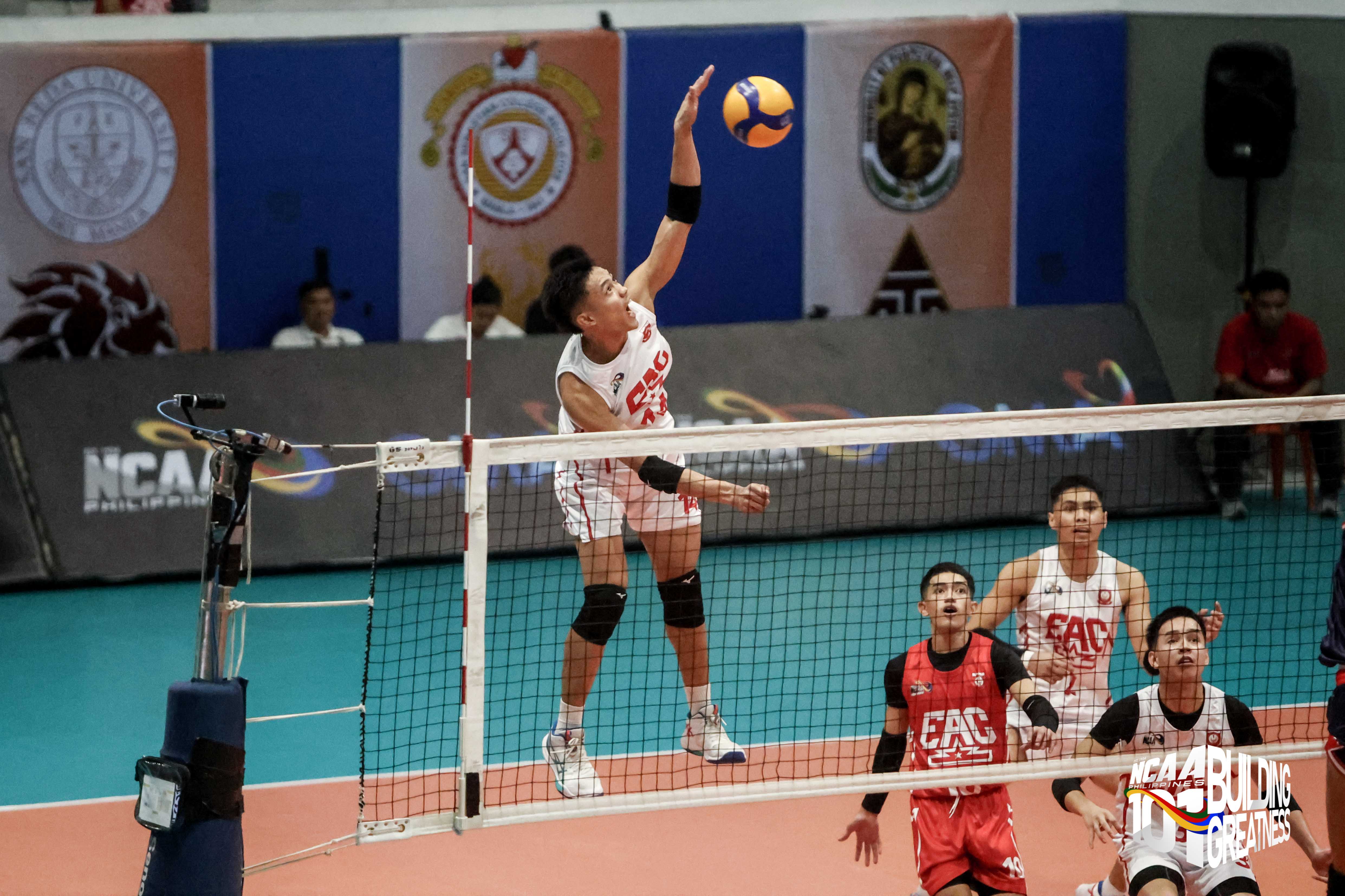 NCAA: EAC bounces back at Letran"s expense in men"s volleyball
