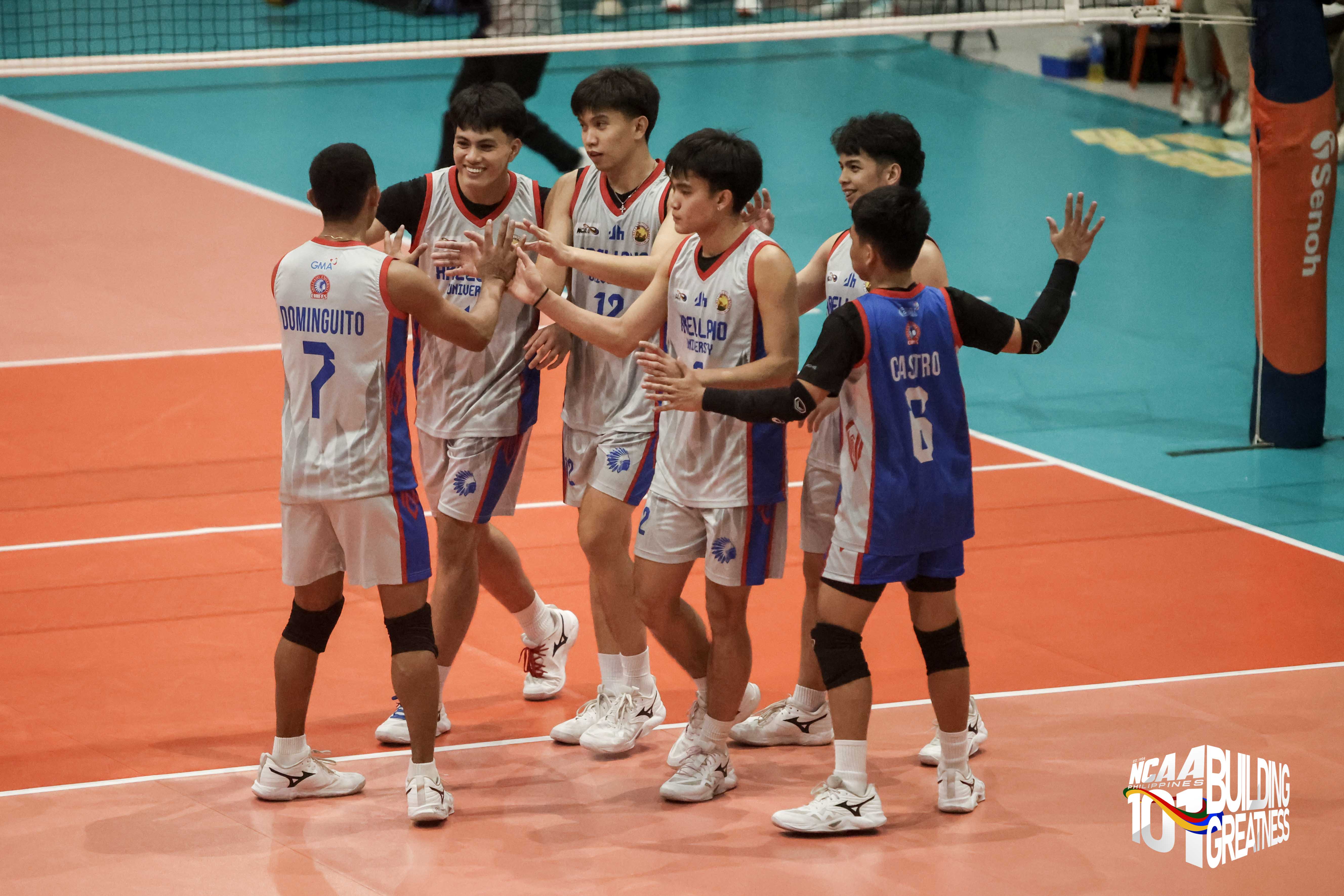 NCAA: Arellano back to winning form after escaping LPU in men's volleyball