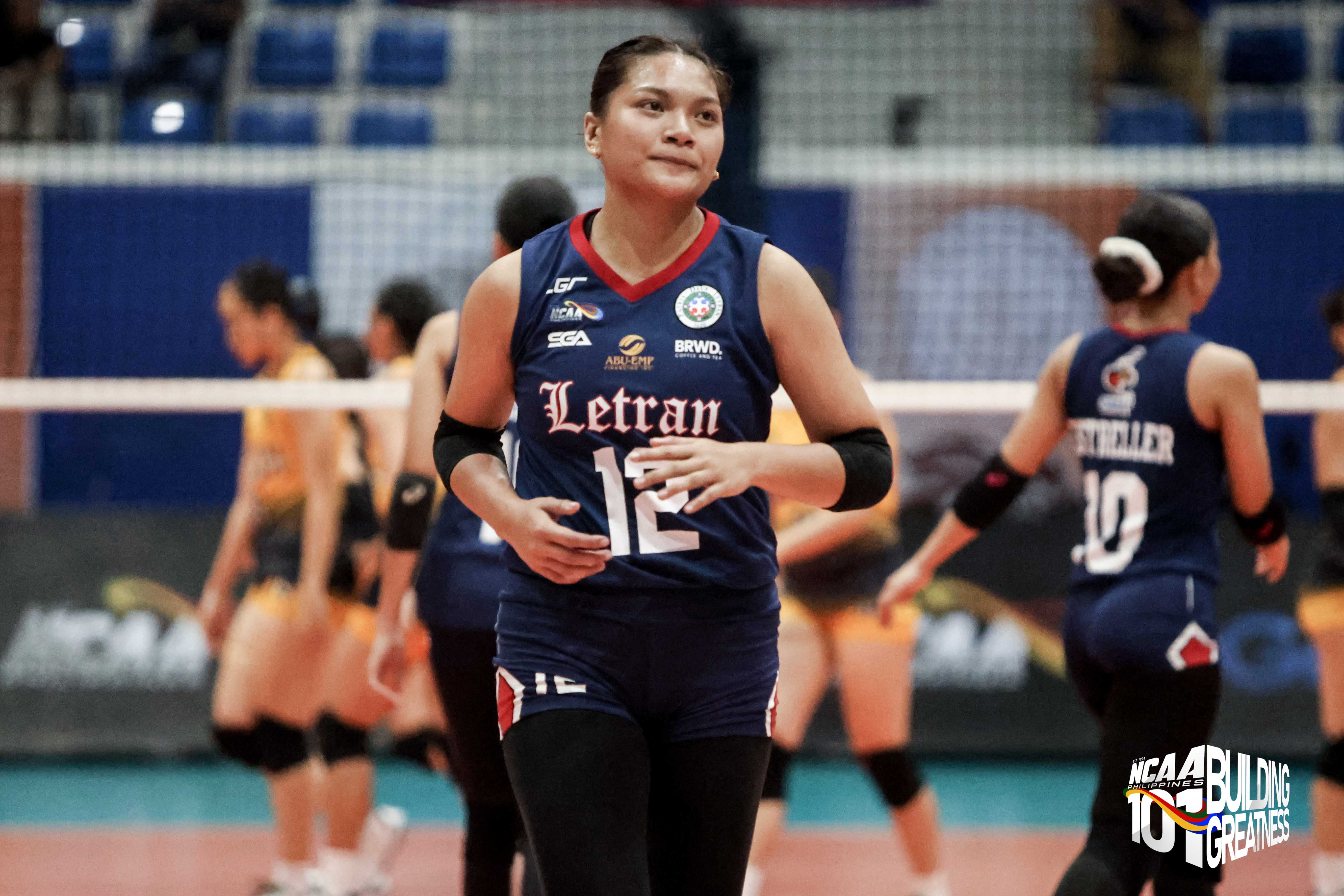 NCAA women’s volleyball: Letran goes 6-0 with sweep of JRU