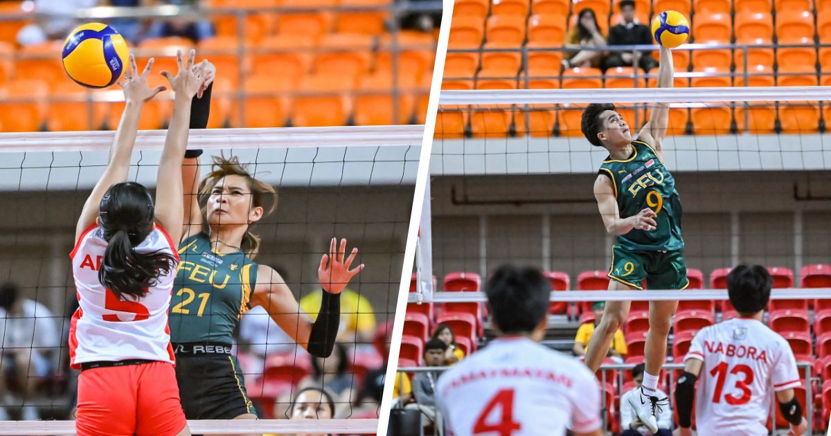 UAAP: FEU Lady Tams bounce back at UE’s expense; Tamaraws go 2-0 in men’s volleyball