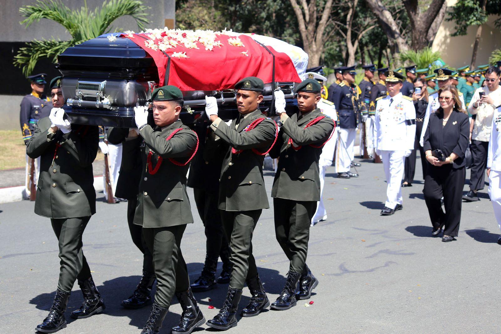 Former Speaker Jose de Venecia Jr. laid to rest