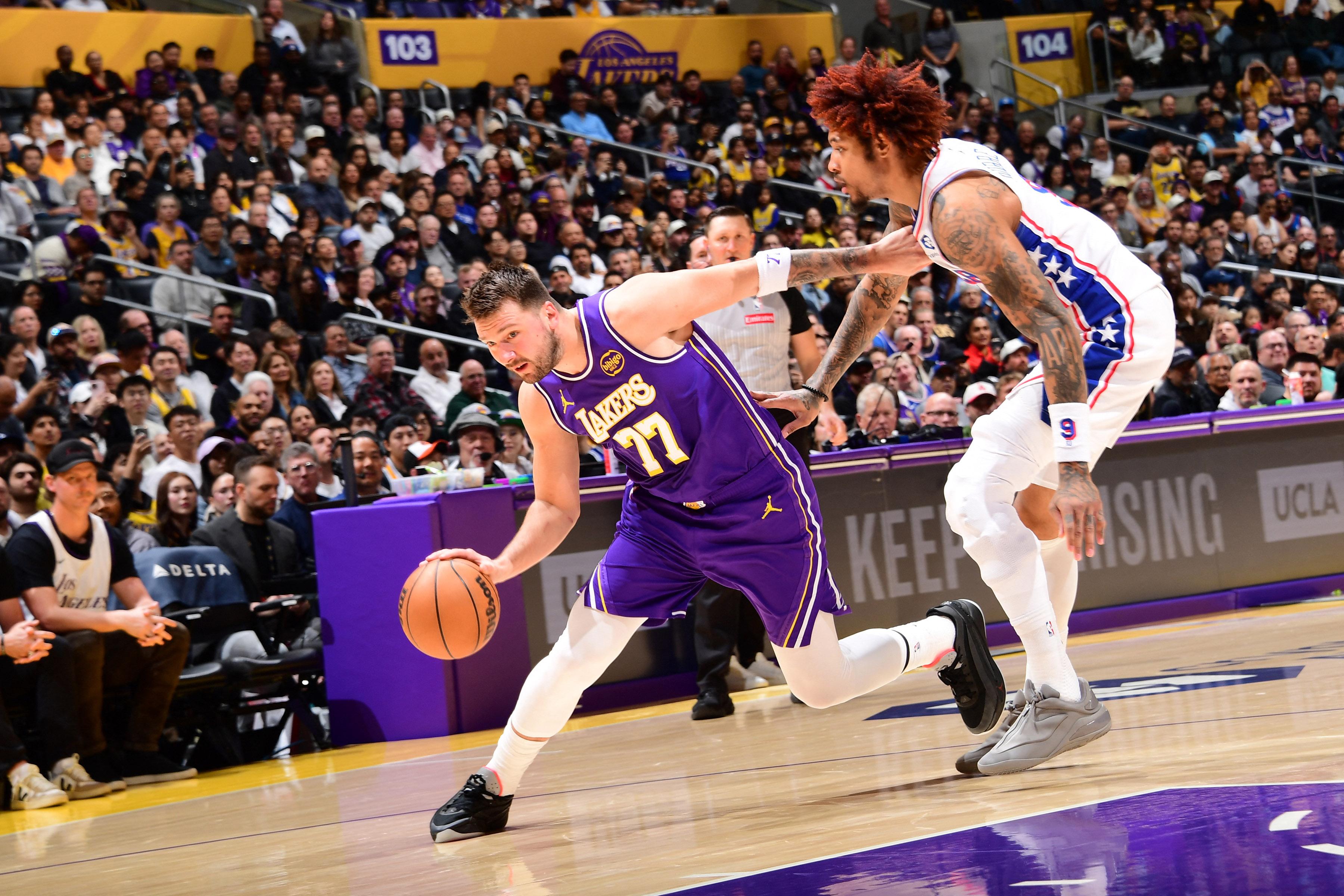 NBA: Luka Donic of the Los Angeles Lakers
