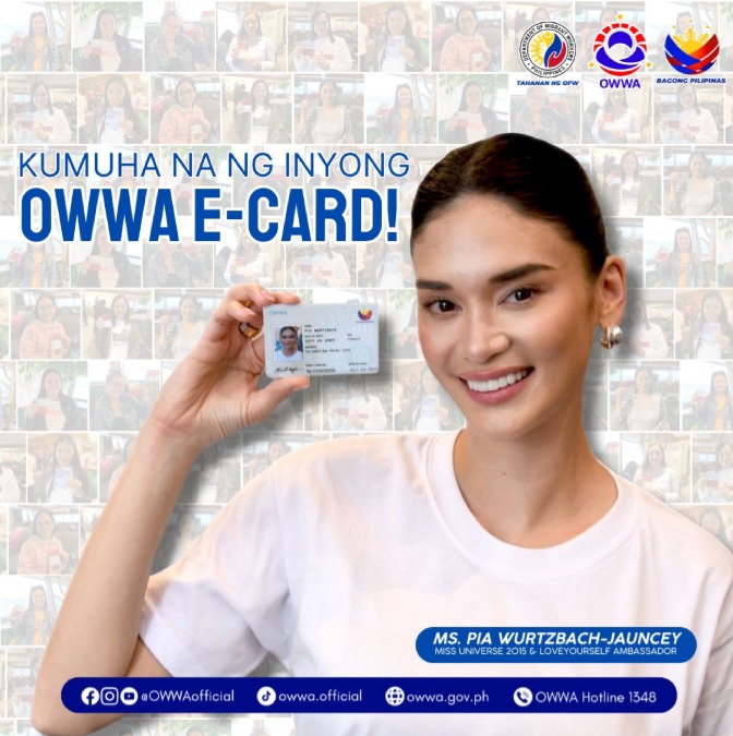 Pia Wurtzbach touts easy process in getting OWWA e-card in Dubai