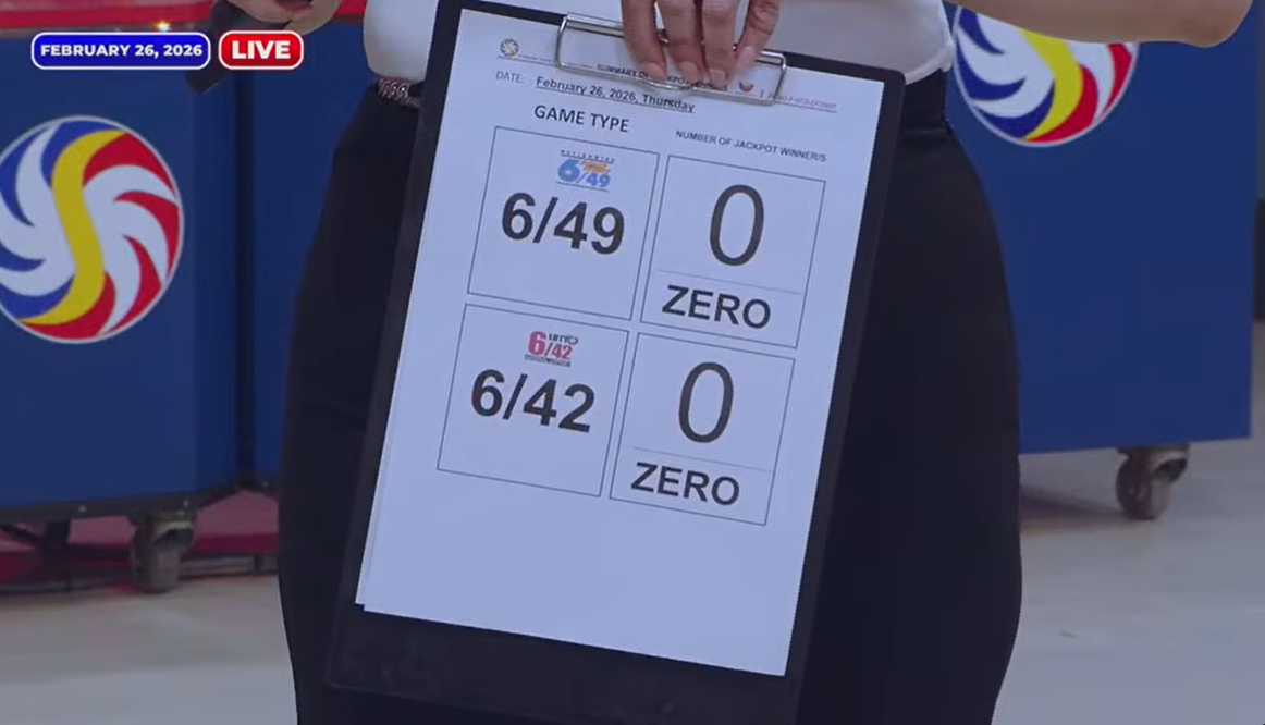 PCSO: No jackpot winners for Feb. 26 major lotto draws