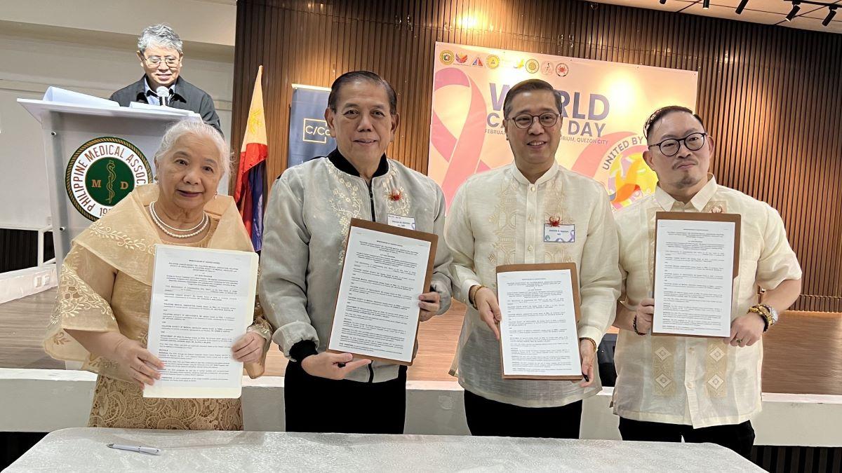 PH doctor orgs ink MOU for equitable cancer care on World Cancer Day 2026