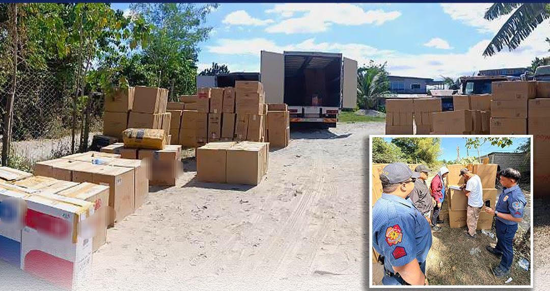 P47M in smuggled cigarettes left unattended in 2 vans in Tarlac