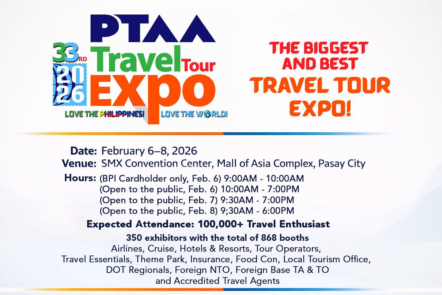 PTAA TravelTour Expo 2026: Two Days to Go!