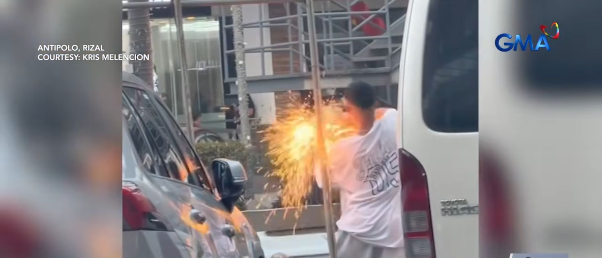 Lalaki, natigil ang tangkang pagnanakaw ng kable nang kumislap ito sa Antipolo City
