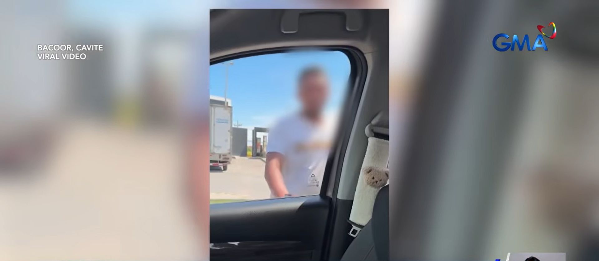 Lalaki, tinangkang buksan ang pinto ng kotse na may babaeng driver sa Cavite
