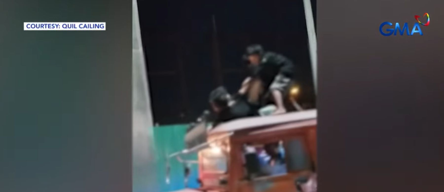 Mga kabataan, nagsuntukan sa ibabaw ng umaandar na jeep sa Taguig