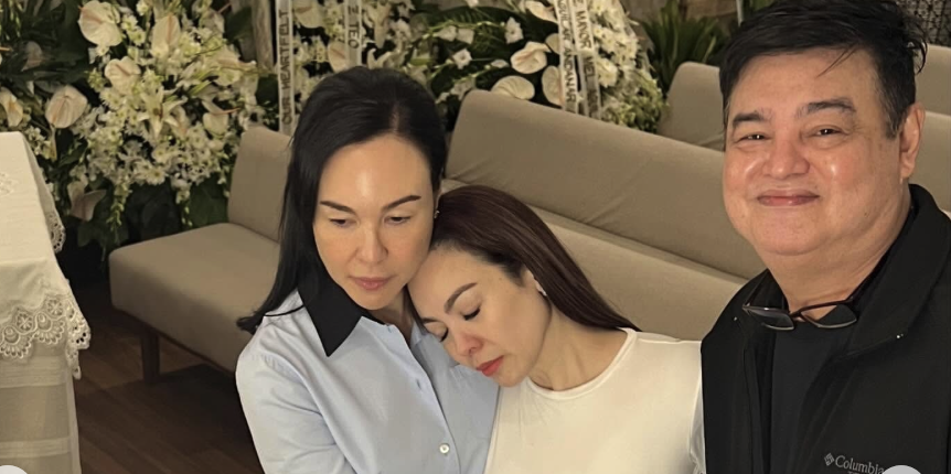 ?Gretchen Barretto, Claudine and Joaquin reunite at mom Inday's wake