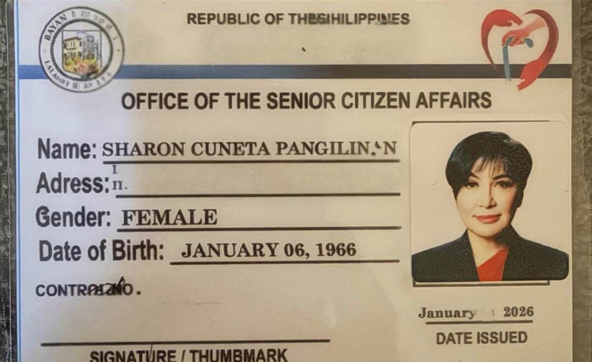 Sharon Cuneta proudly shares senior citizen ID: 'Aging, my friends, is a privilege'