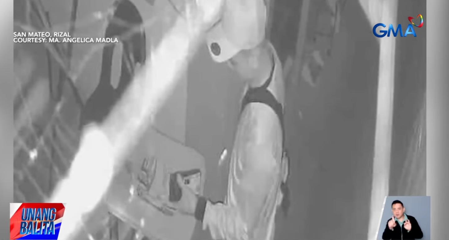 Huli-cam ang panloloob ng isang lalaki sa isang apartment sa San Mateo, Rizal