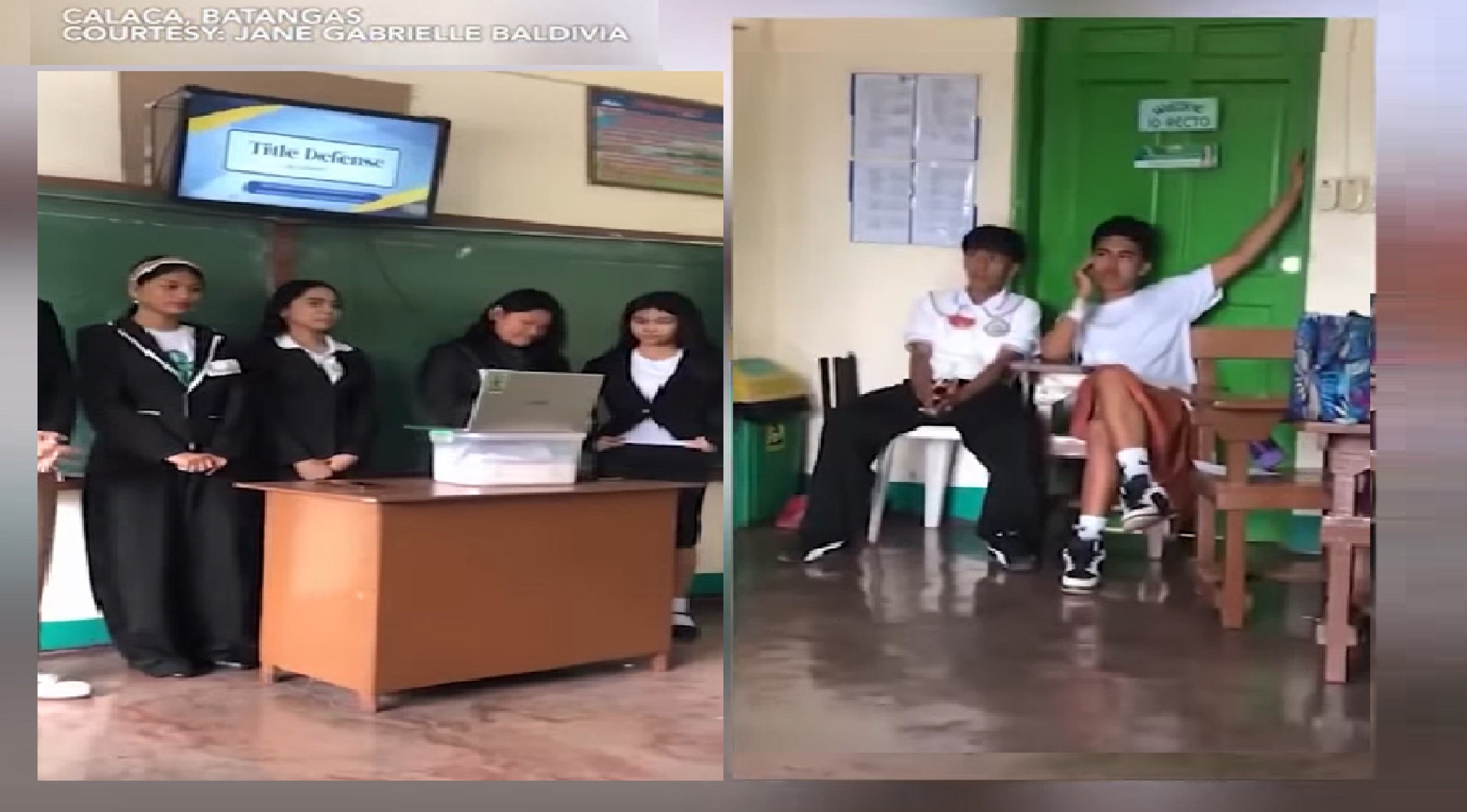 Lalaking estudyante, nagpalda para maipahiram ang pantalon sa babaeng kaklase na may thesis defense