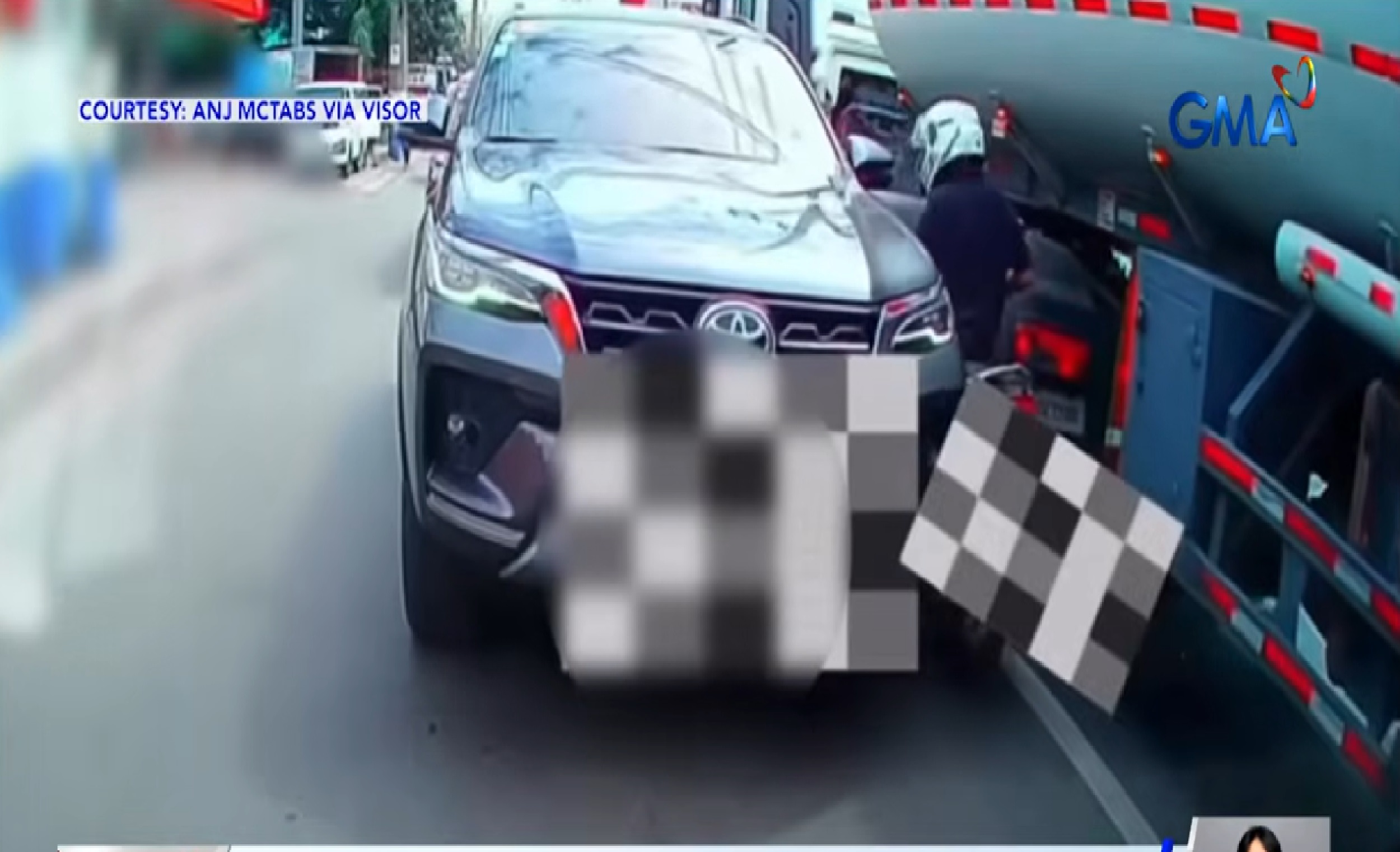 SUV driver, posibleng masuspinde rin ang driver’s license kasama ang nag-counterflow na rider