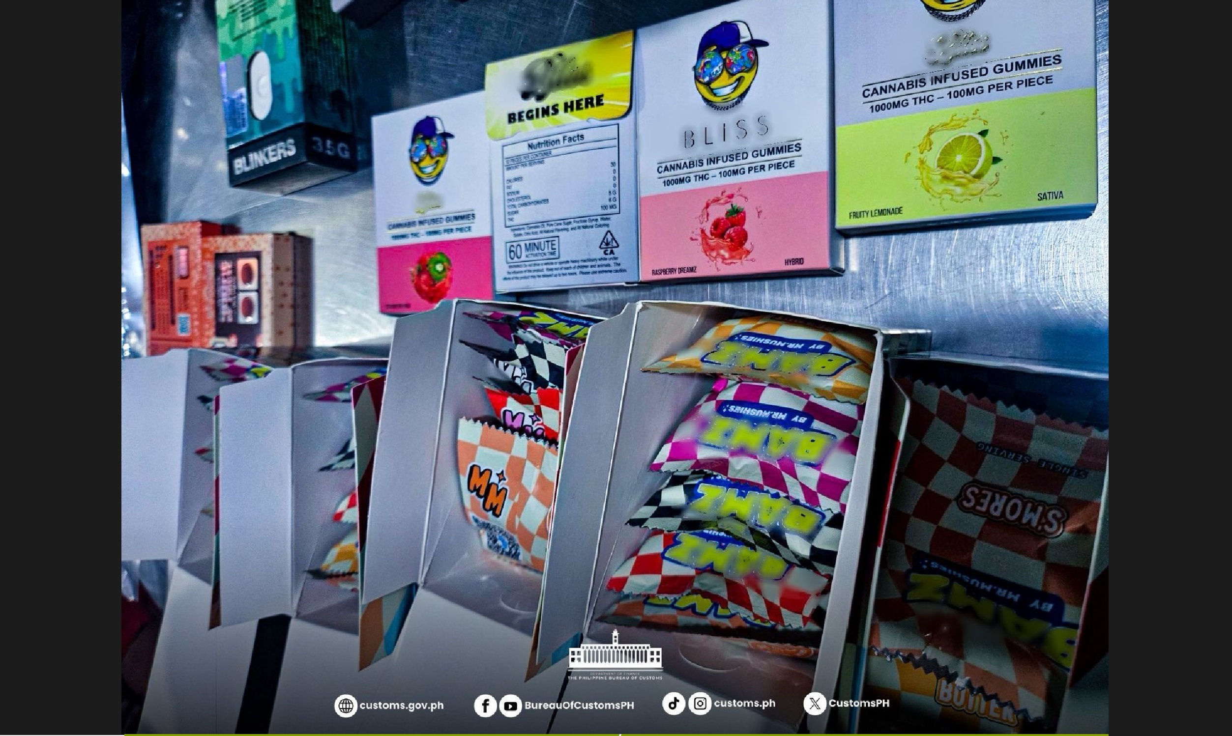 'Marijuana candy' na tinangkang ipuslit sa bansa, bistado