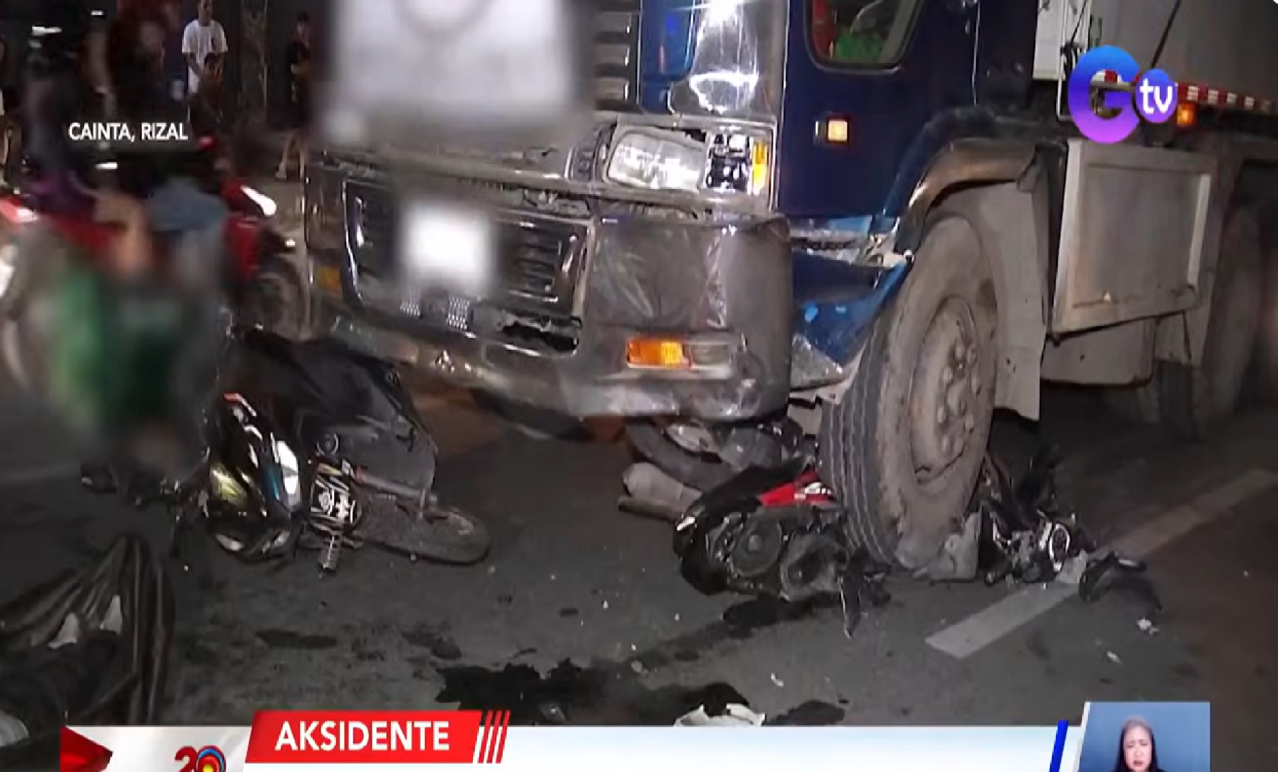 Rider na pauwi na mula sa pamamasada, patay nang magulungan ng truck sa Rizal