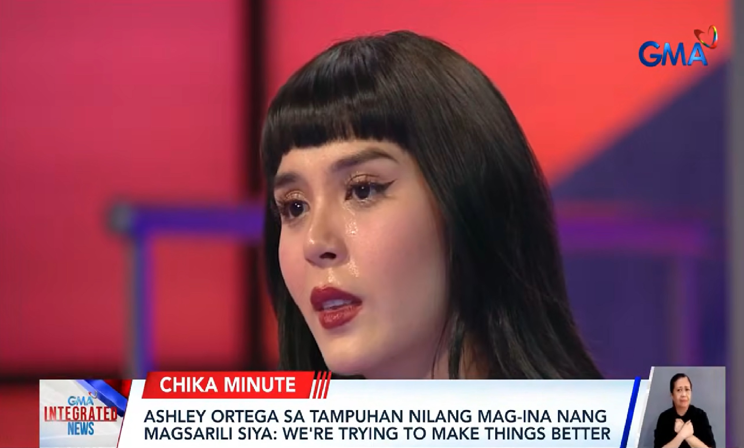Ashley Ortega, naging emosyonal nang mapag-usapan muli ang kaniyang ina na may tampo sa kaniya