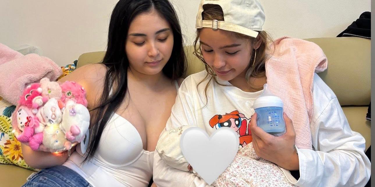 Andrea Brillantes bonds with Bea Borres' daughter