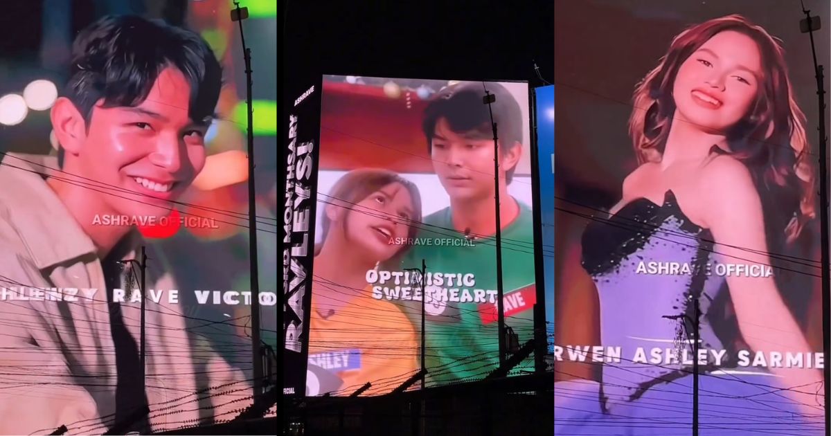 Ashley Sarmiento, Rave Victoria get EDSA billboard