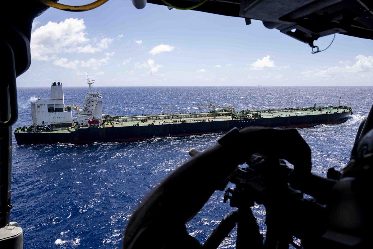 US forces seize third sanctioned oil tanker, Pentagon says