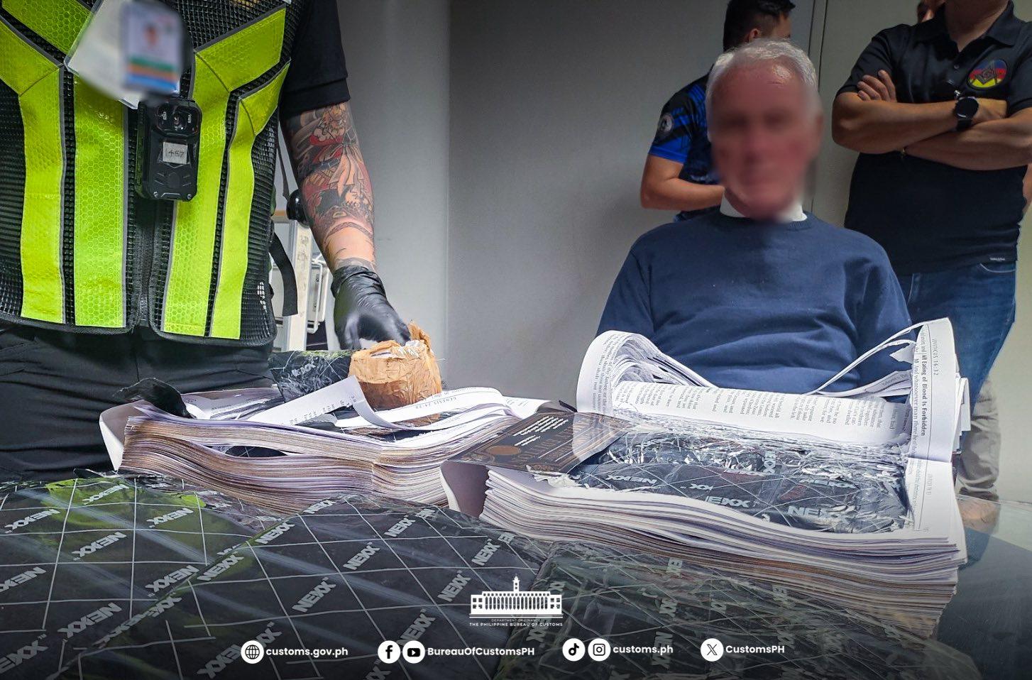 German caught at NAIA with P55-million worth of shabu hidden in Bibles