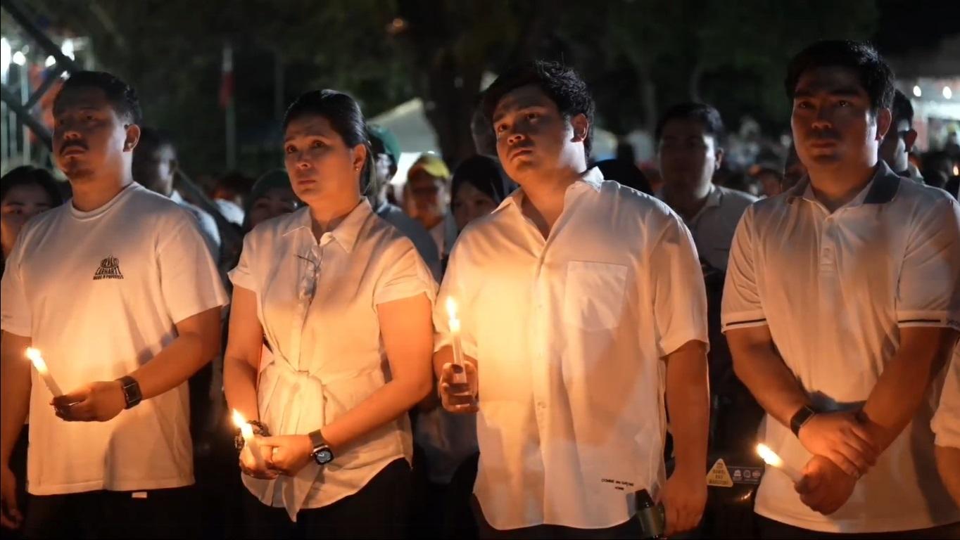 Supporters hold prayer rally for Bong Revilla in Kawit, Cavite