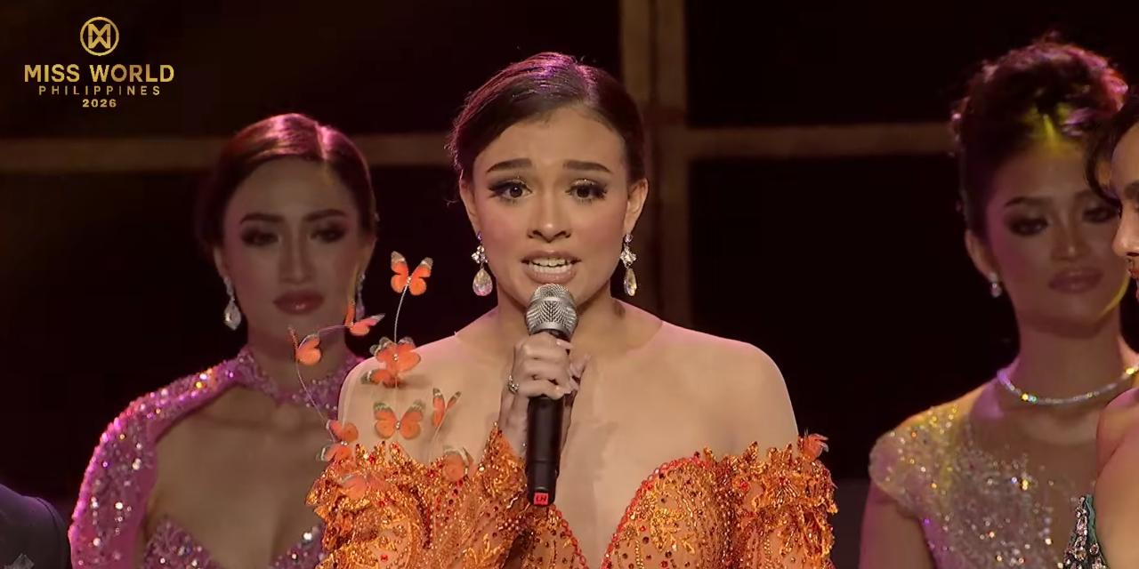 Asia Rose Simpson highlights mental health in winning answer at Miss World Philippines 2026