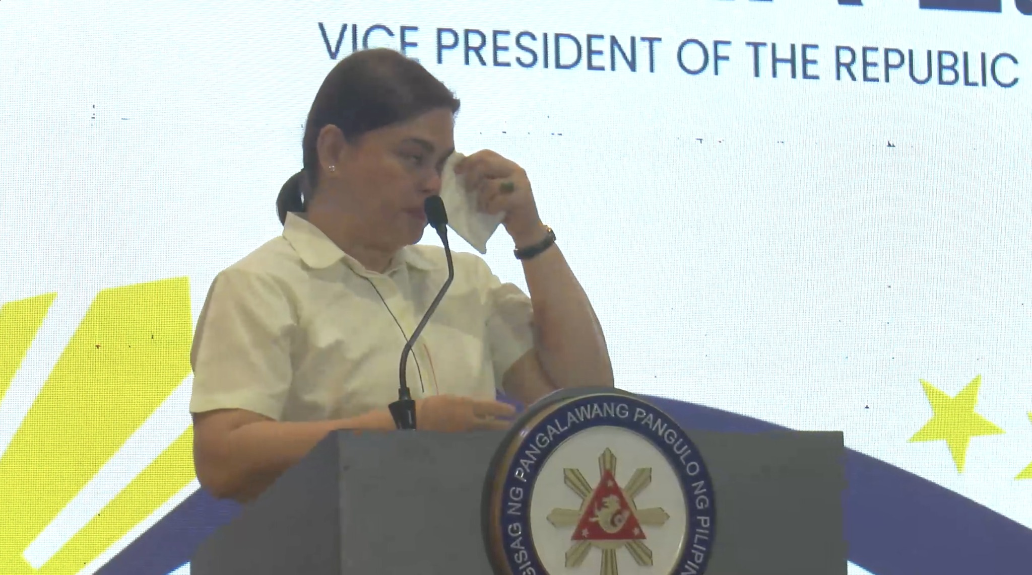 Sara Duterte emotional over return in Davao City