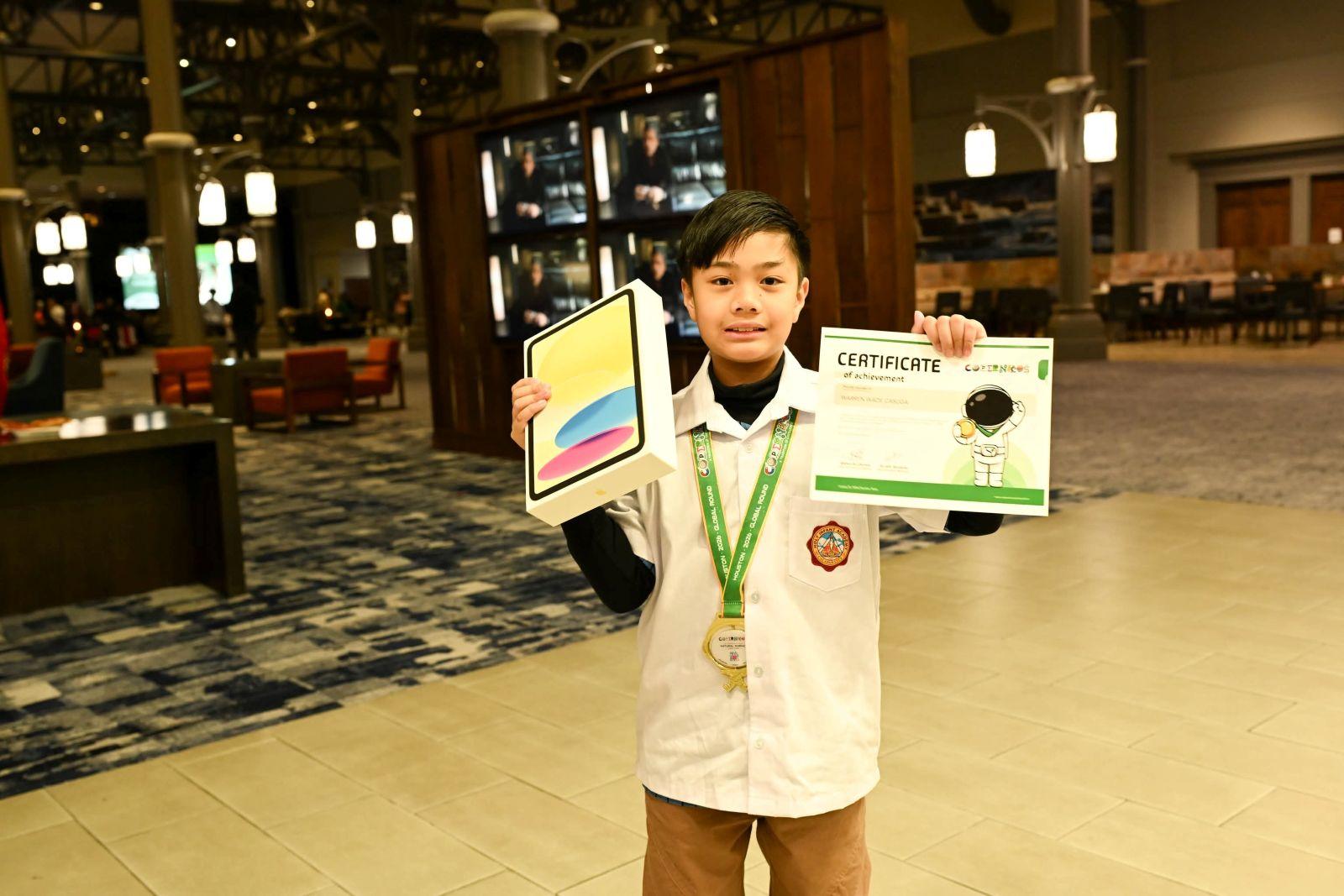 9-year-old Oriental Mindoro student tops international Science Olympiad in US