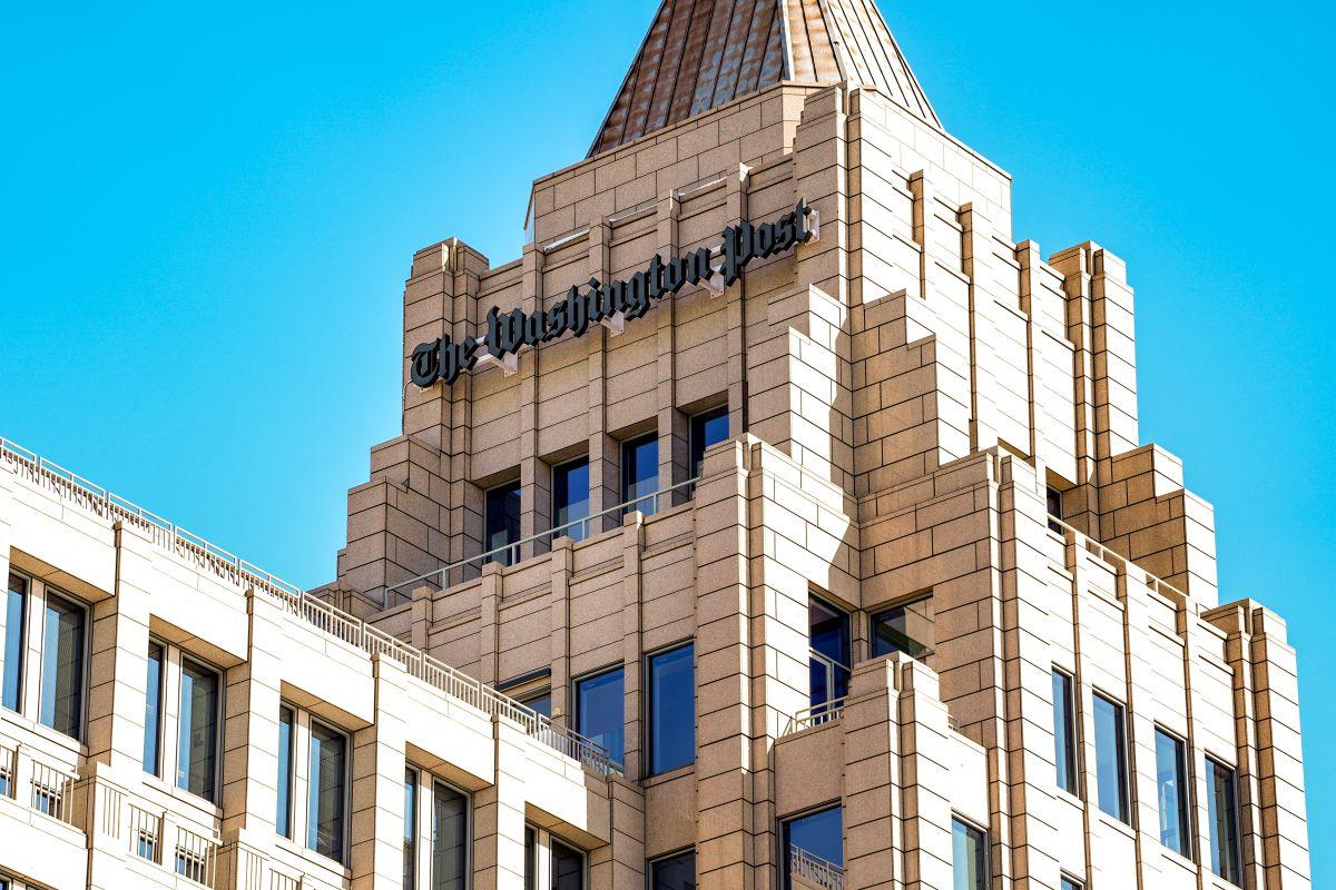 The Washington Post building in Washington DC