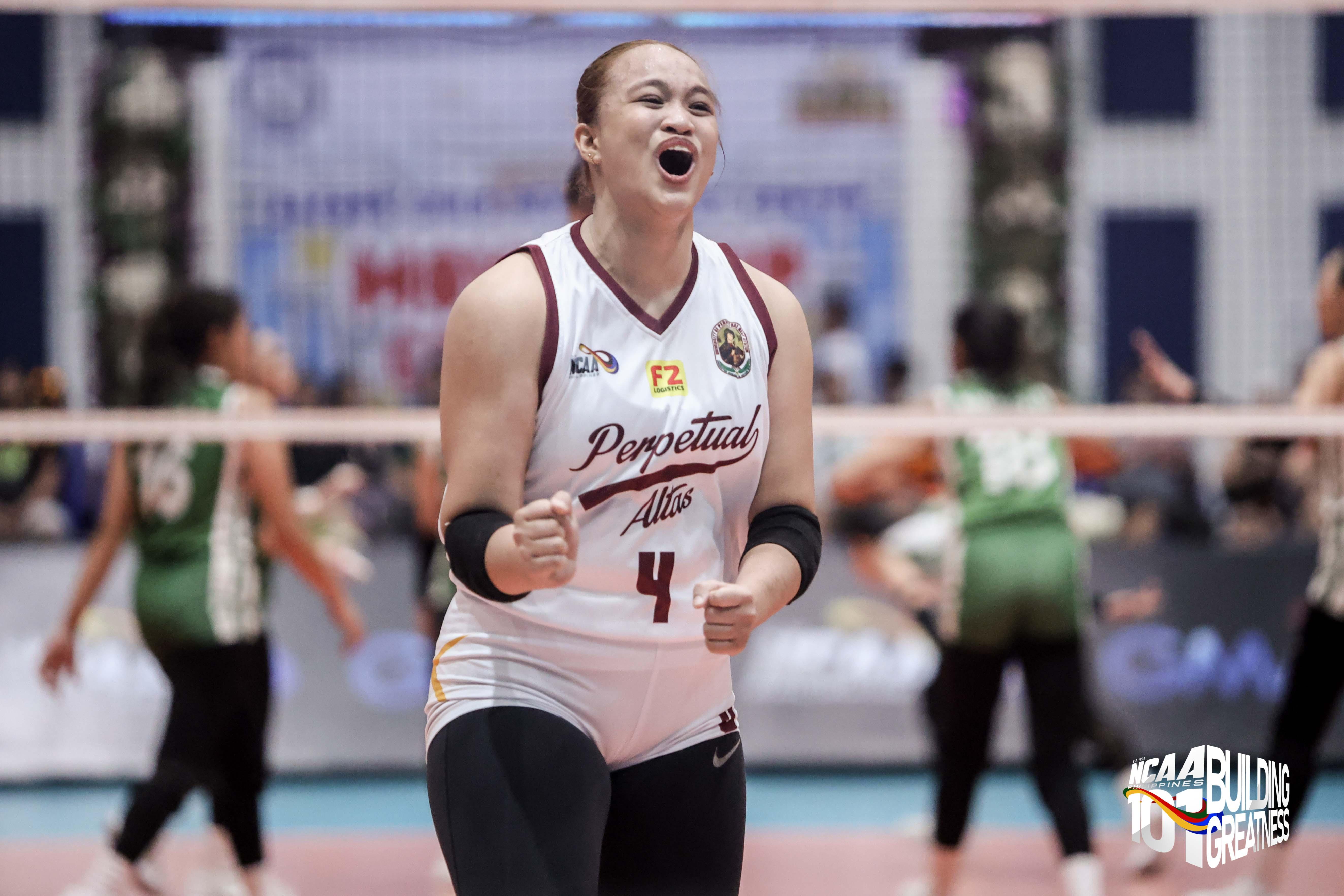 NCAA women’s volleyball: Perpetual’s Shai Omipon
