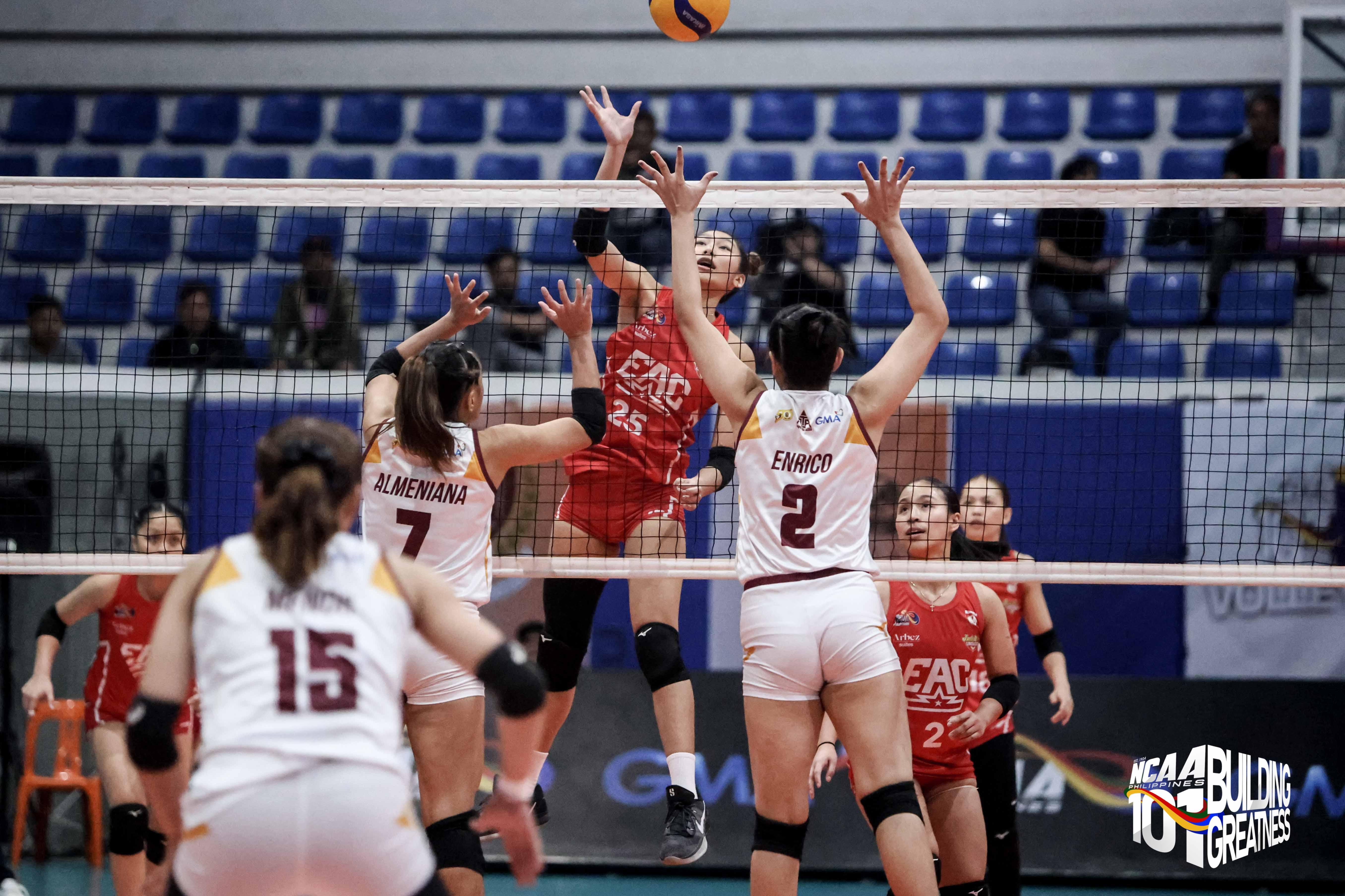 NCAA 101 women's volleyball: EAC's Ashley Toriado