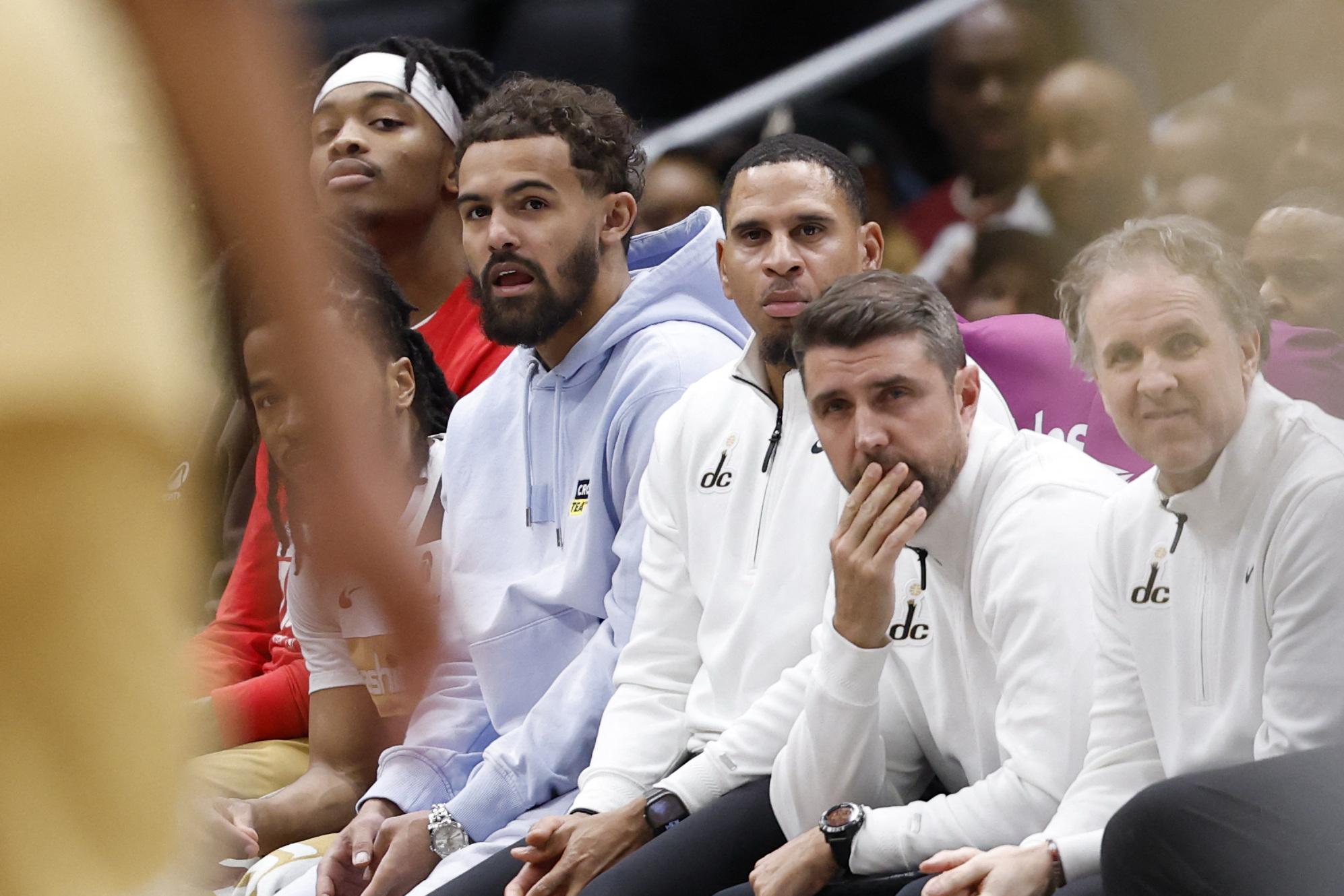NBA: Ahead of Wizards debut, Trae Young ejected for leaving bench