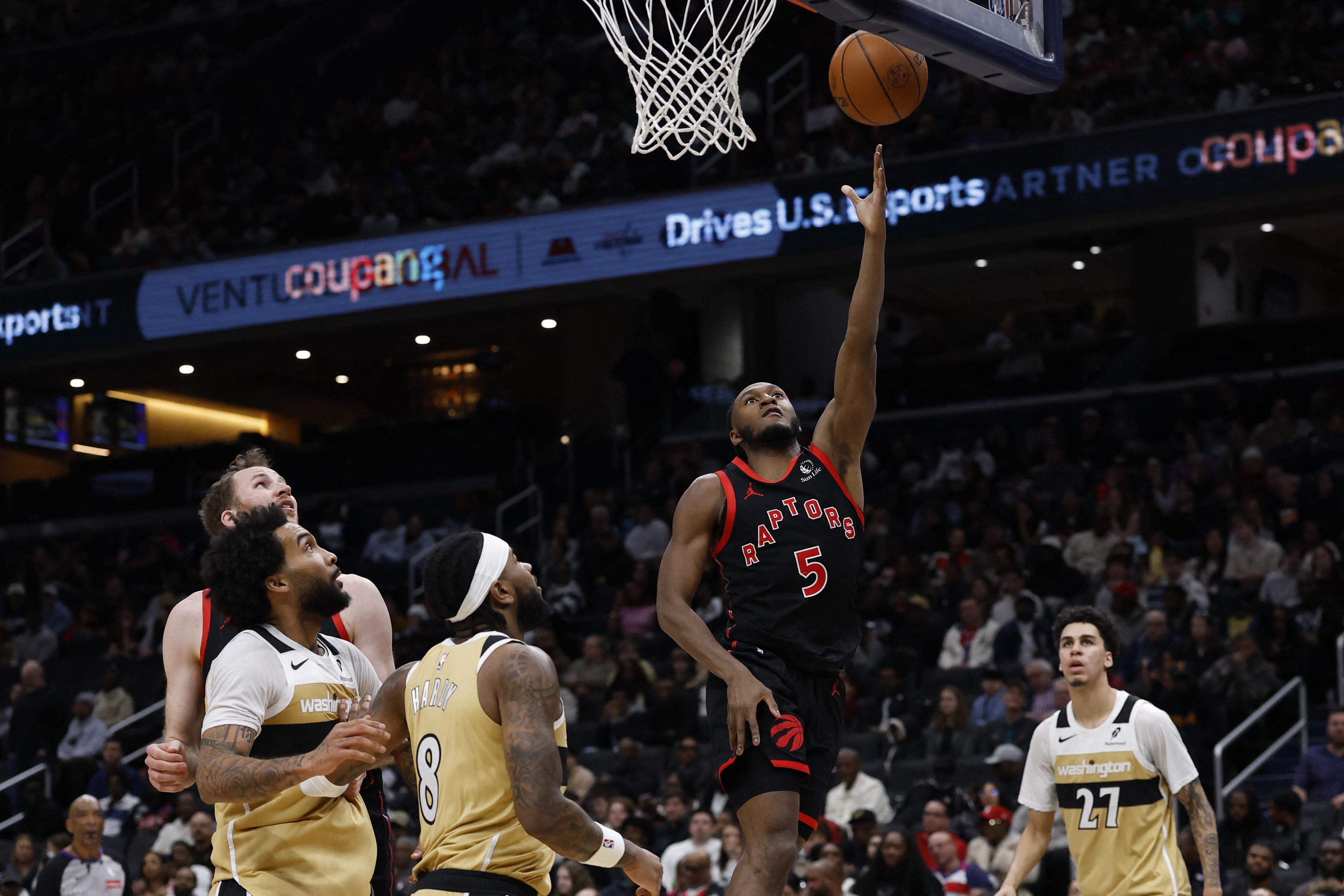 NBA: Stellar second half boosts Raptors in win over Wizards