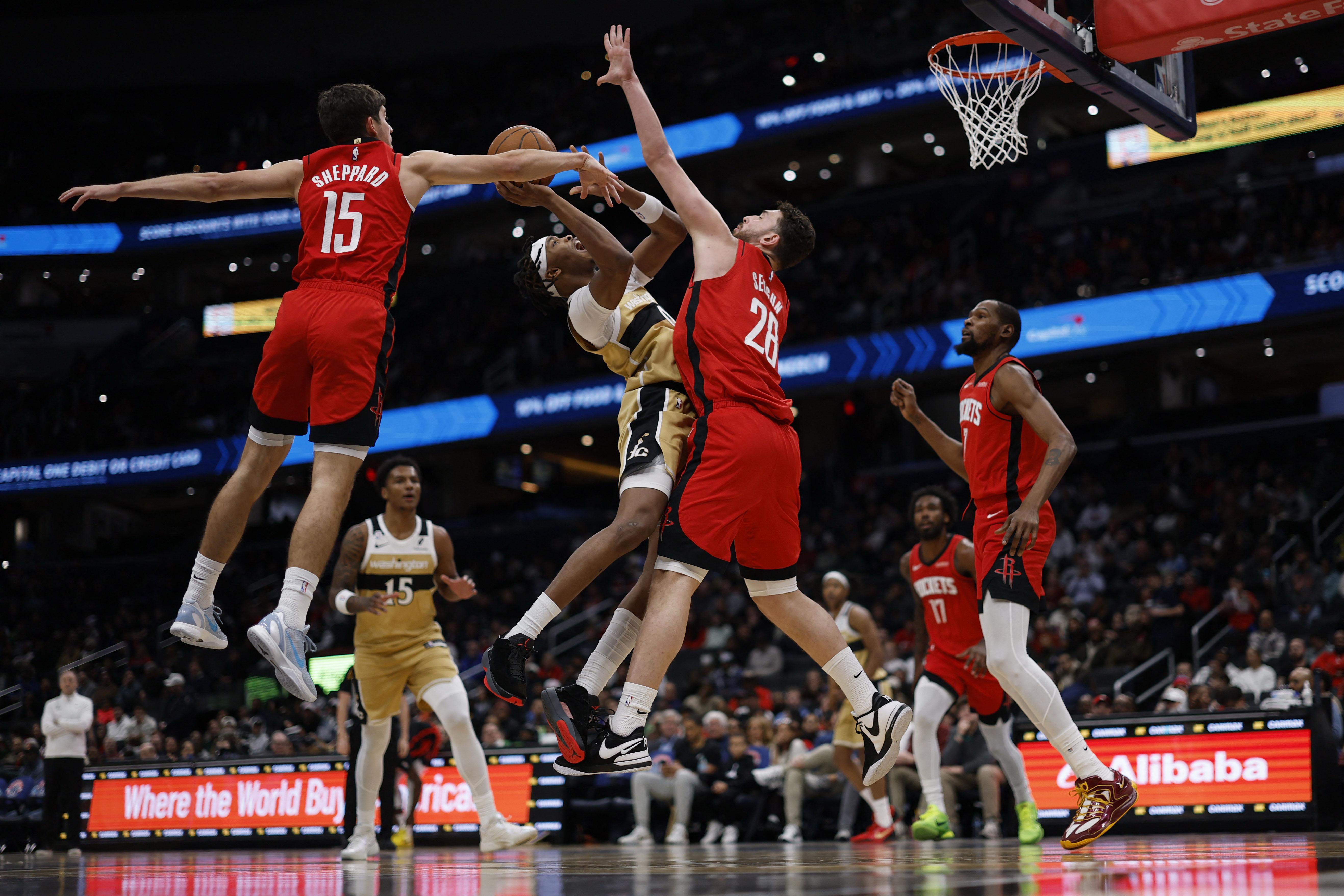 NBA: Alperen Sengun, Kevin Durant fuel Rockets to chippy win over Wizards